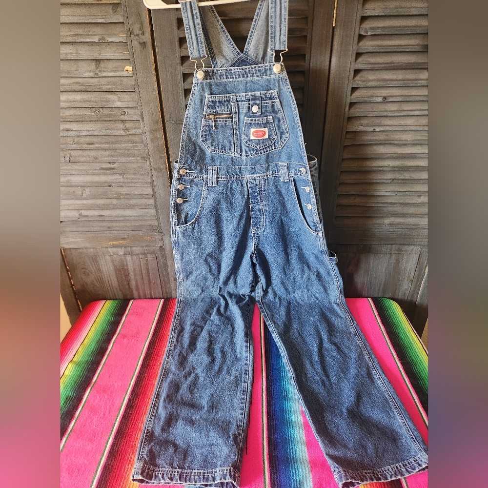 Vintage Revolt Clothing Co. Denim Overalls Size Medium